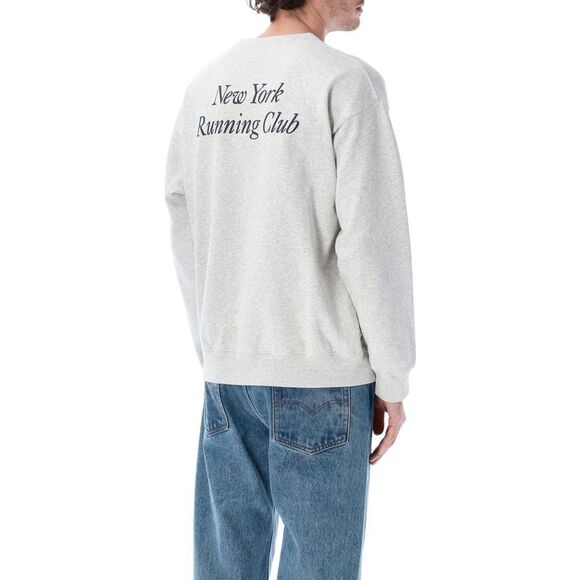 SPORTY & RICH Men's Graphic Crewneck Sweatshirt Men HEATHER GREY Sweaters & - Picture 2 of 3